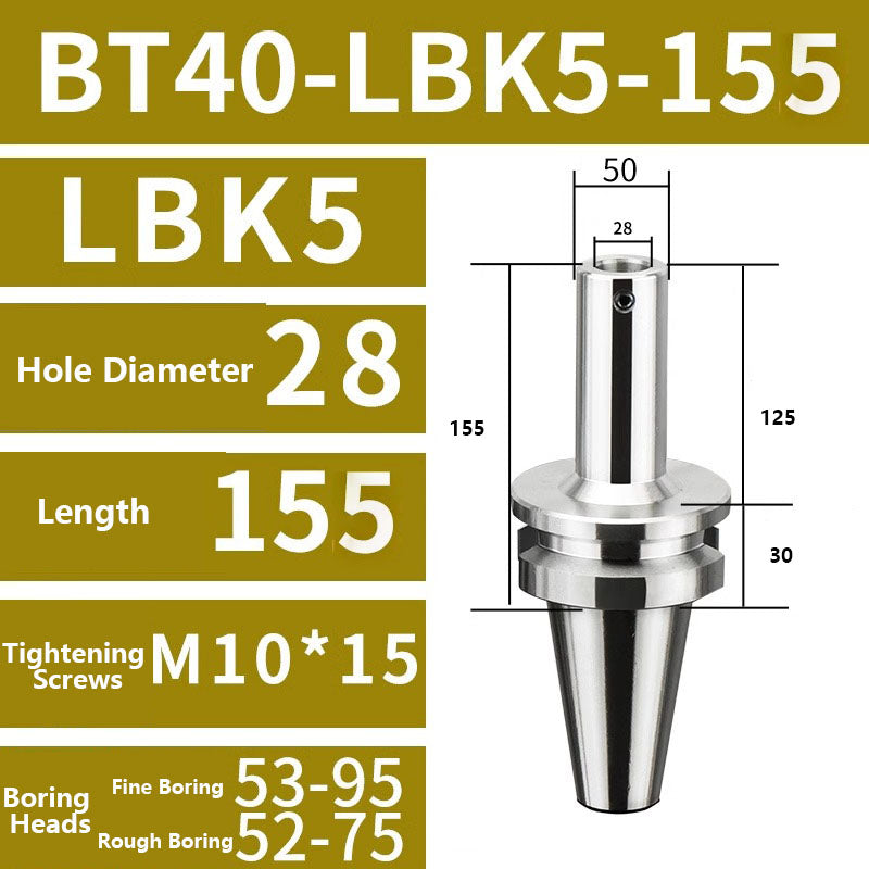 4006 BT-LBK Fine Rough Boring Tool Holder LBK Boring Head Connecting Shank CNC Tools Shandong Denso Pricision Tools Co.,Ltd.